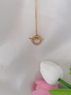 Pendora Collier Ajustable Doré ou Argenté - Acier Inoxydable Femme