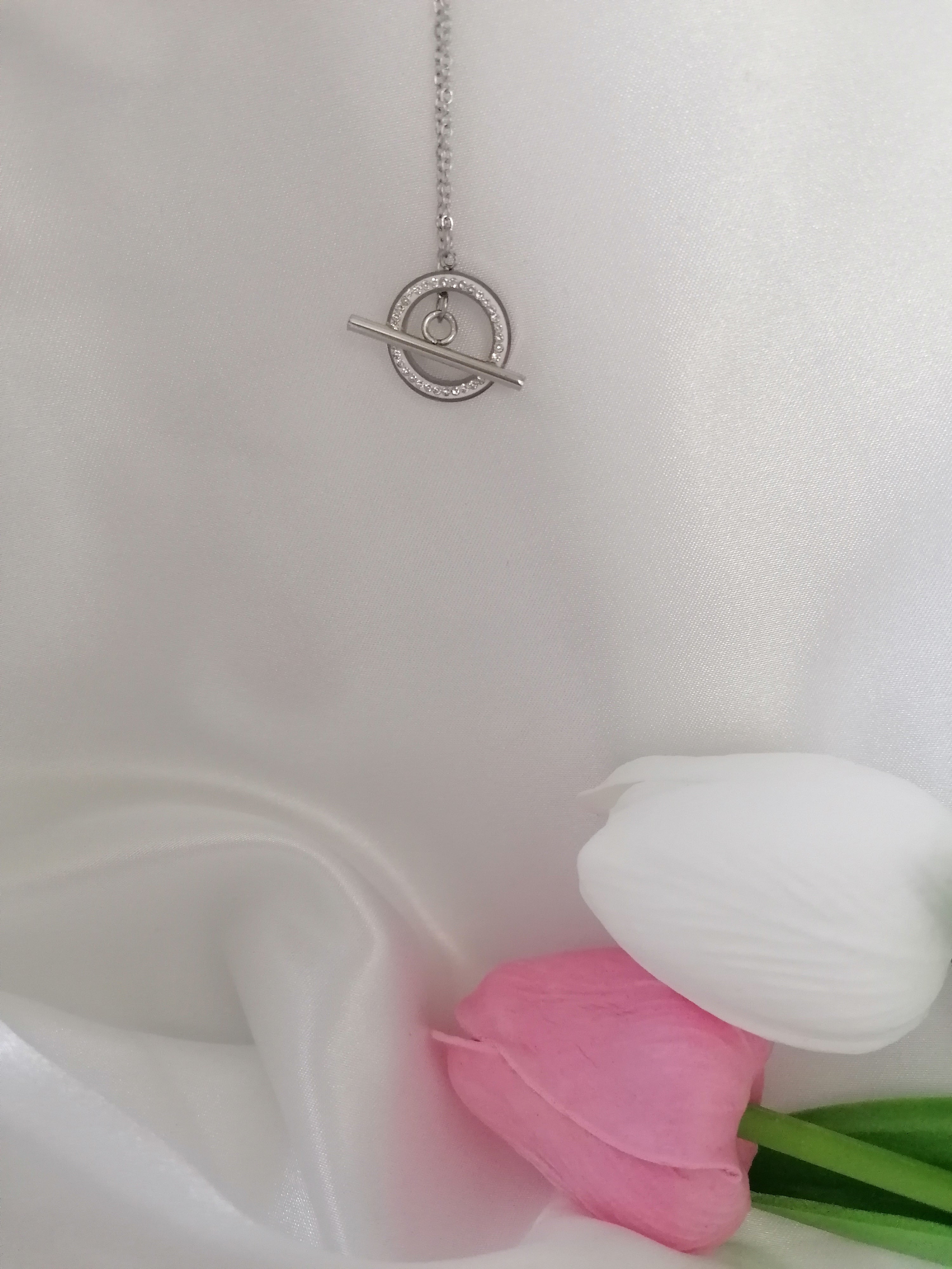 Pendora Collier Ajustable Doré ou Argenté - Acier Inoxydable Femme