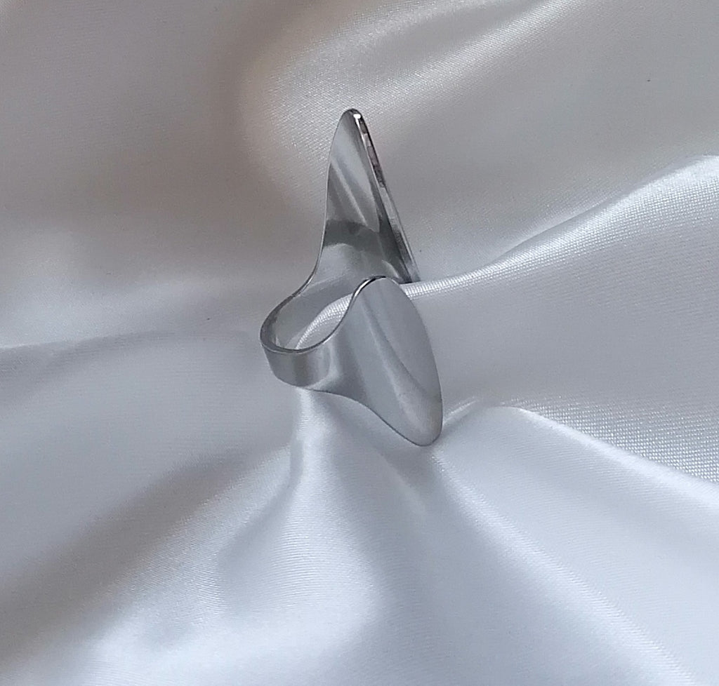 Emyra Bague Ajustable Dorée ou Argentée - Acier Inoxydable Femme