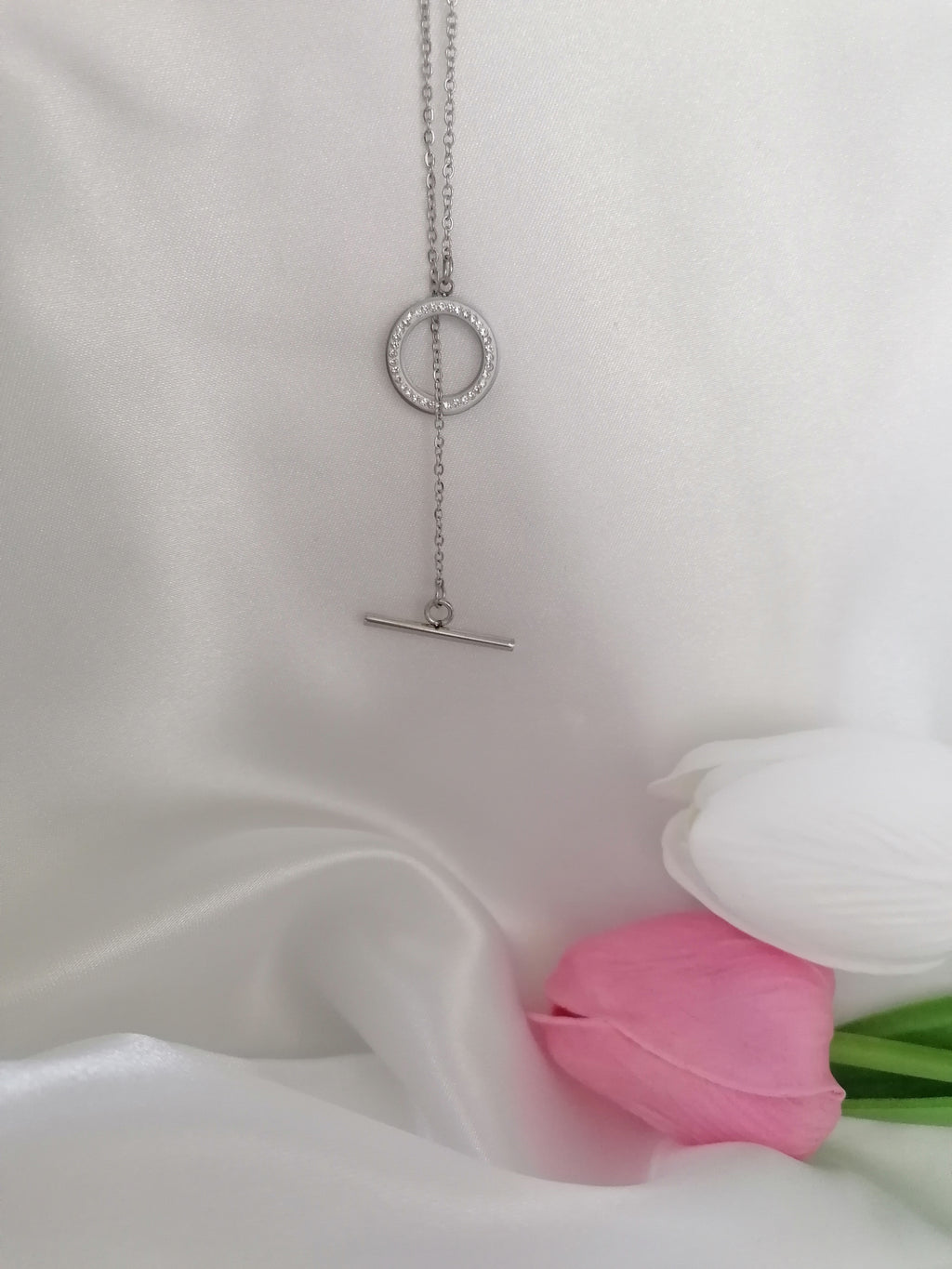 Pendora Collier Ajustable Doré ou Argenté - Acier Inoxydable Femme