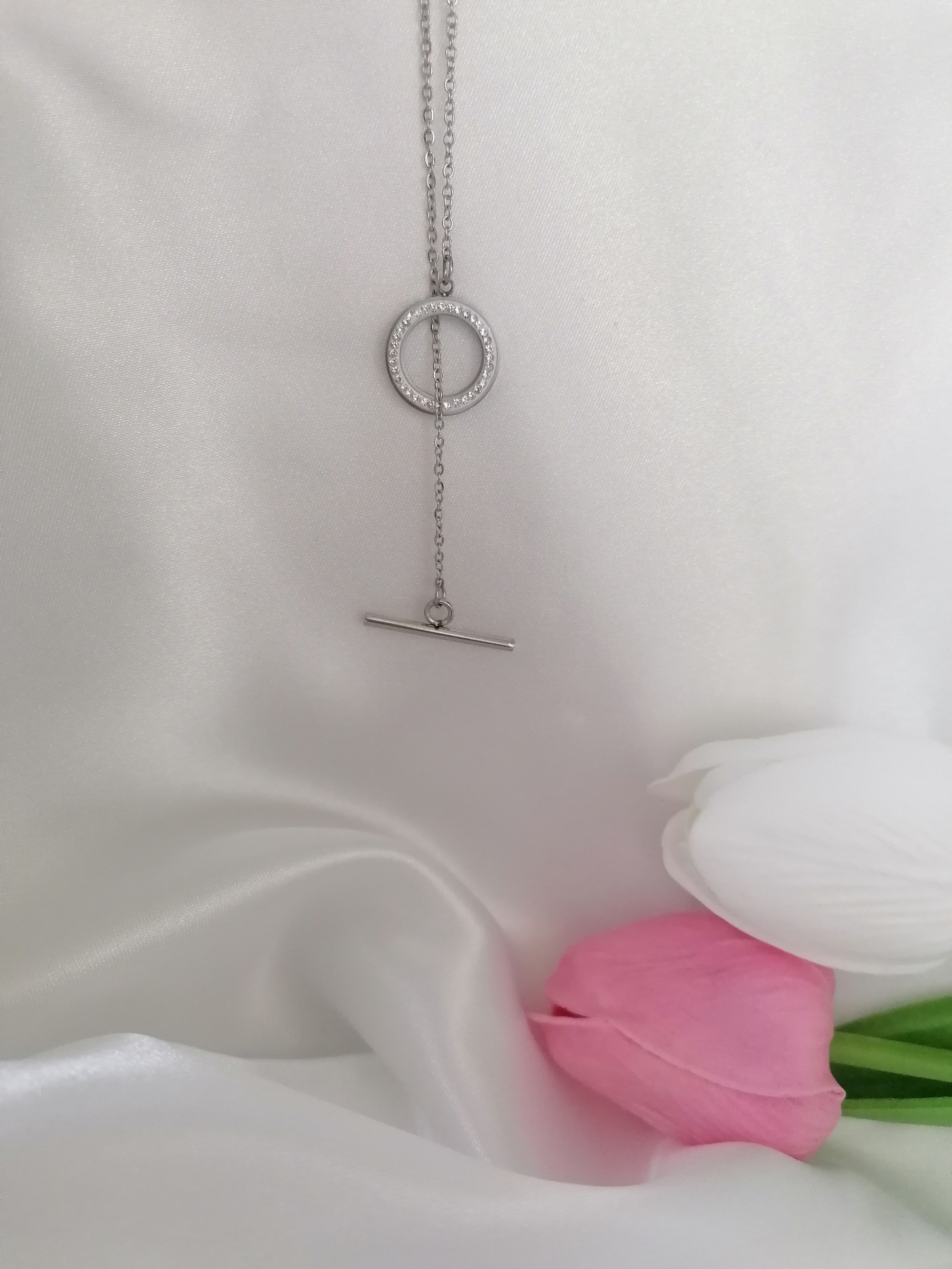 Pendora Collier Ajustable Doré ou Argenté - Acier Inoxydable Femme
